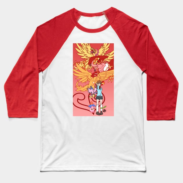 Crest of Love Baseball T-Shirt by Cardcaptorkatara